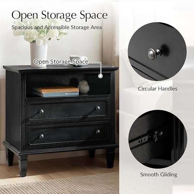 HULALA HOME Farmhouse End Table - Image 3