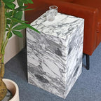 Luxury Marble Side Table, Square End Table - Image 9