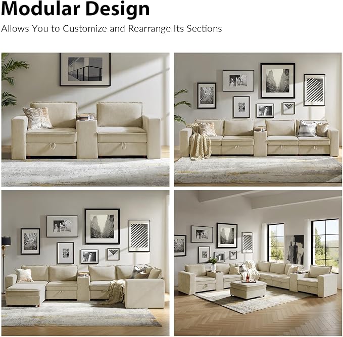 EcoHarbor Living Modular Sofa Center Console - Image 5
