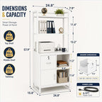 Homieasy Vertical Filing Cabinet - Image 2