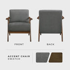 Lexicon Mid Century Modern Accent Chair - Image 4