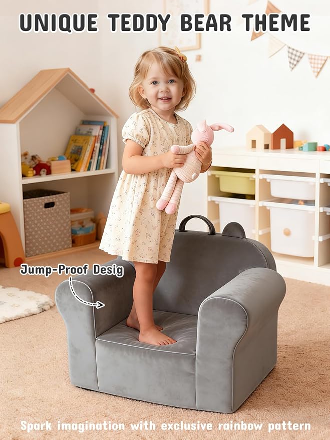 Kids Sofa Chair with Removable Washable Cover Kids Couch Toddler Chair Toddler - Image 5