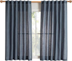 MYSKY HOME Short Semi Sheer Curtains - Image 2