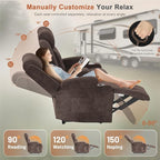 RV Loveseat Recliner Sofa, Wall Hugger Double Recliners - Image 4