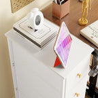 Fixwal Narrow Storage Cabinet, Narrow Nightstand Dresser - Image 8