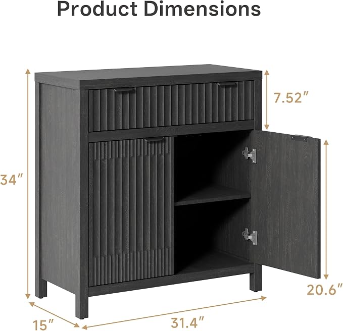 Fatmok Fluted Buffet Cabinet - Image 2