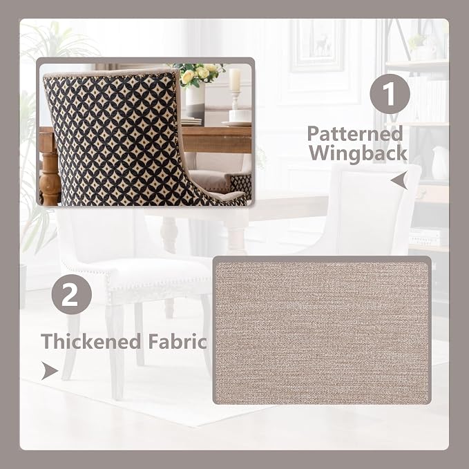 Modern Dining Chairs Set of 6, High Back Dining Chairs Side Chairs - Image 5