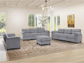 HAOMARKETS Corduroy Sofa Set, Upholstered Ottoman, Modern Loveseat and and by HAOMARKETS