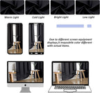 Simplebrand Ava Black Short 30 Inches Blackout Curtain 2 Panels Set, Half - Image 9