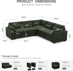 Belffin Large Modular Sectional Sofa - Image 2