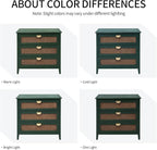 31.5" Retro Green Buffet Sideboard, Modern Coffee Bar Cabinet - Image 7