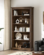 TVU 5-Tier Wooden Bookshelf, 31.5" W x 65" H ×9.9" D Bookshelf - Image 7