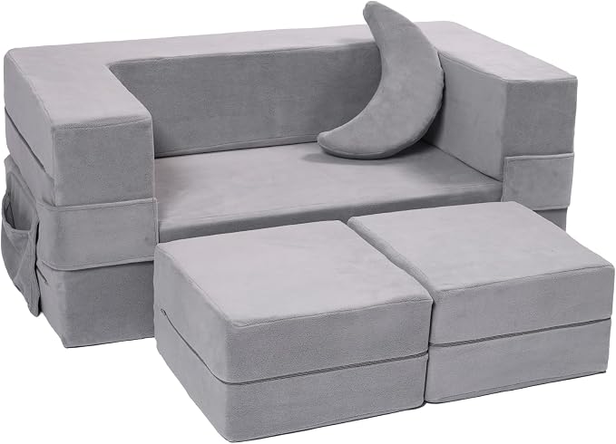 Elftopia Modular Kids Sofa, Toddler Couch Foam Armchair by Elftopia