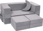 Elftopia Modular Kids Sofa, Toddler Couch Foam Armchair by Elftopia