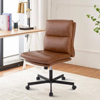 LUCKWIND Armless Office Desk Chair by LUCKWIND