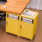 ALBAD Compact Metal Nightstand - Image 7