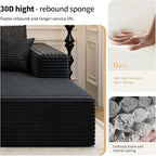 107.5" Cloud Modular Sectional Sofa - Image 5