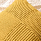 MIULEE Mustard Yellow Decorative Throw Pillow Covers - Image 2
