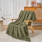 Green Throw Blanket - Image 7