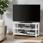 Furinno Sully TV Stand, 3-Tier Rectangular Entertainment Center - Image 2