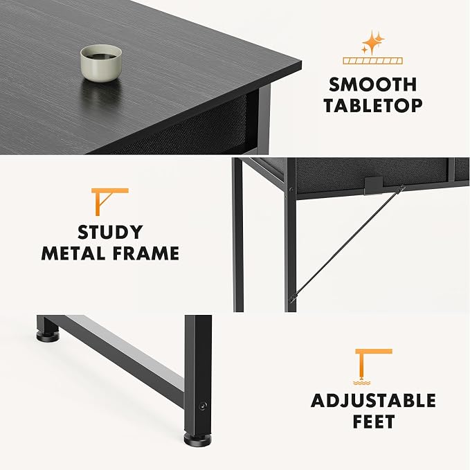 Sweetcrispy 32 Inch Small Computer Desk - Image 6