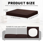 8Pcs Outdoor Cushion Covers, Elastic Patio Cushion Covers | Washable, - Image 2