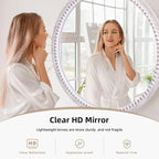 30 Inch Rustic Farmhouse Round Mirror - Image 7
