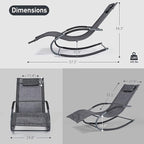 Outdoor Lounge Chair, Chaise Lounge - Image 3