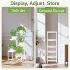 iDavosic.ly Plant Stand Indoor Outdoor, 5 Tier Corner Metal Flower Display - Image 8