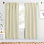 NICETOWN Beige Blackout Curtains by NICETOWN