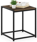FURINNO Camnus Modern Living End Table, Columbia Walnut, 15.75 in x 15.75 in x by Furinno-FitsYourSpaceFitsYourBudget
