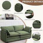 ROWHY Sectional 2 Seat Cloud Loveseat - Image 4