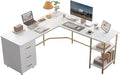 Techni Mobili L Shaped Desk by TechniMobili