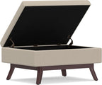 SIMPLIHOME Owen Coffee Table Storage Ottoman - Image 4