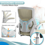 Office Chair for Long Hours & Lower Back Pain Relief – 4" Thick Molded Foam - Image 4