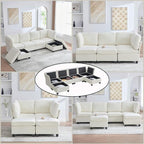 113" Modular Sectional Sofa Couch - Image 5