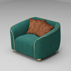 1-Piece Luxury Velvet Sofa Set for Living Room, Elegant Design Couch Set - Image 4