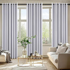MIULEE Blackout Curtains for Bedroom 2 Panels 50x84 Inch Long Greyish White | - Image 6