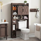Vabches Over The Toilet Storage Cabinet, Farmhouse Storage Cabinet Over Toilet - Image 6