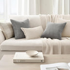 Topfinel Decorative Grey Throw Pillow Covers Cushion Cases, Mix and Match - Image 2
