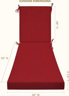 Honeycomb Outdoor Chaise Lounge Cushion - Image 2
