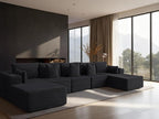 168" Cloud Sectional Couch, Comfort U Shaped Sofa by VYUXWO