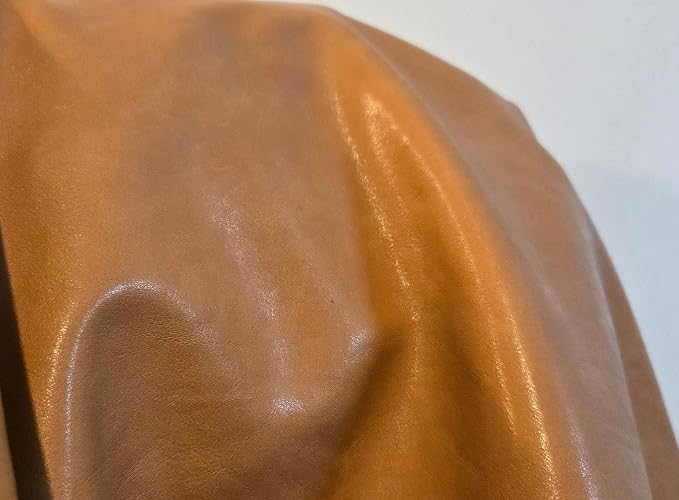 NAT Leathers™ | Wheat Camel Vegetable Tanned Tan Soft Faux Vegan Leather PU | 1 - Image 8