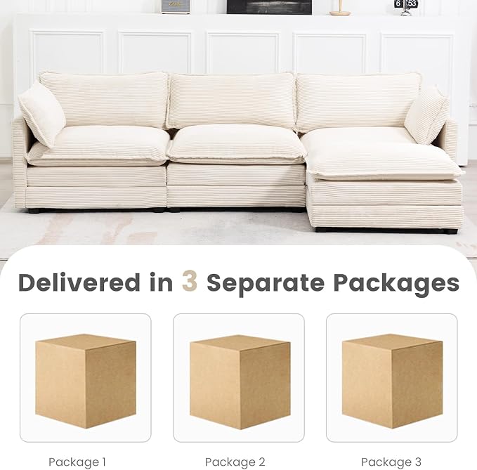 ROWHY Oversized Modular Sectional Sofa - Image 4