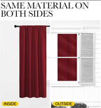 NICETOWN 50inch Curtains for Small Windows, Thermal Insulated Privacy Short - Image 6