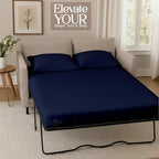 Sleeper Sofa Bed Sheet, 100% Cotton 400 Thread Count, 4 Piece Set, Deep Pocket - Image 5