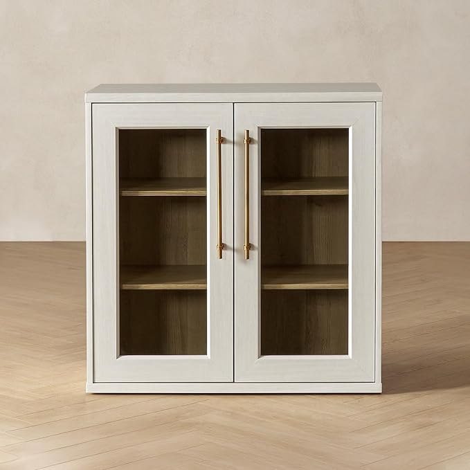 mopio Blake Storage Cabinet, Small Modular Accent Display Sideboard Buffet by MopioInc