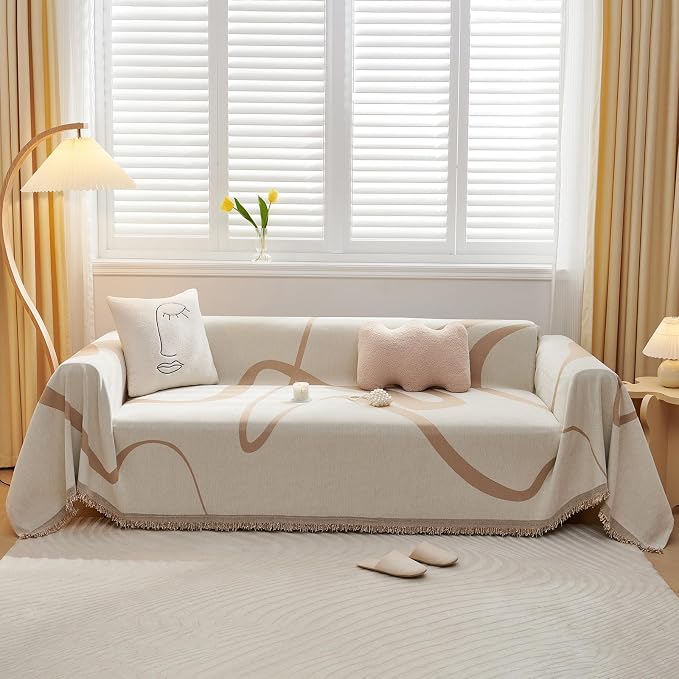 VClife Soft Plush Loveseat Slipcover Washable Couch Cover by VCLIFE