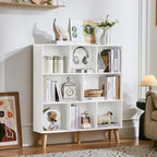 LEYAOYAO 8 Cube Bookshelf, 3 Tier Bookcase - Image 9