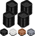 Furniture Risers Adjustable Bed Risers Heavy Duty Lifts Height 3", Square by EnjoyLifeEnjoyHappiness